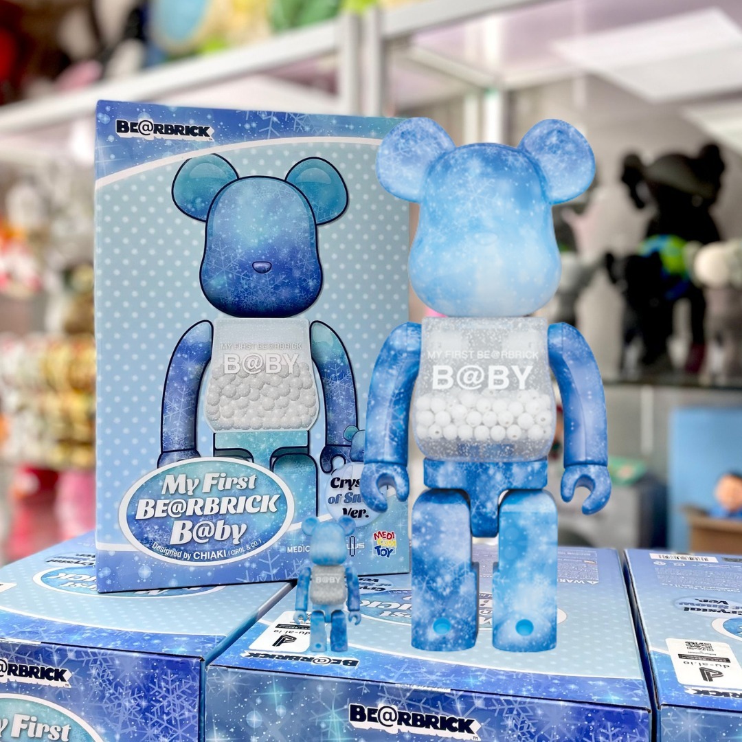 100%+400% MY FIRST BE@RBRICK B@BY CRYSTAL OF SNOW Ver.
