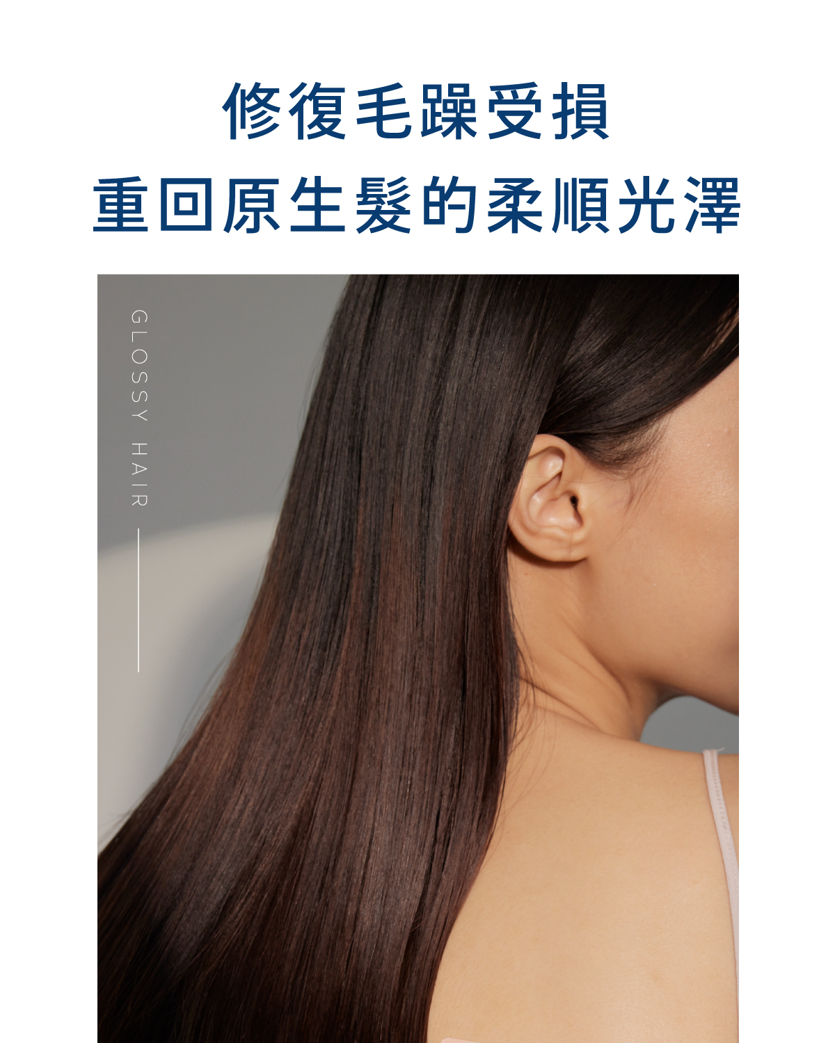 修復毛躁受損 重回原生髮的柔順光澤