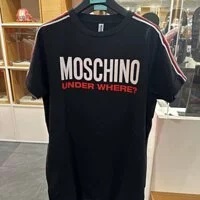 [S] MOSCHINO UNDER WHERE T-SHIRT DRESS,BLACK, ZT1716-9012-0555 (SM419)