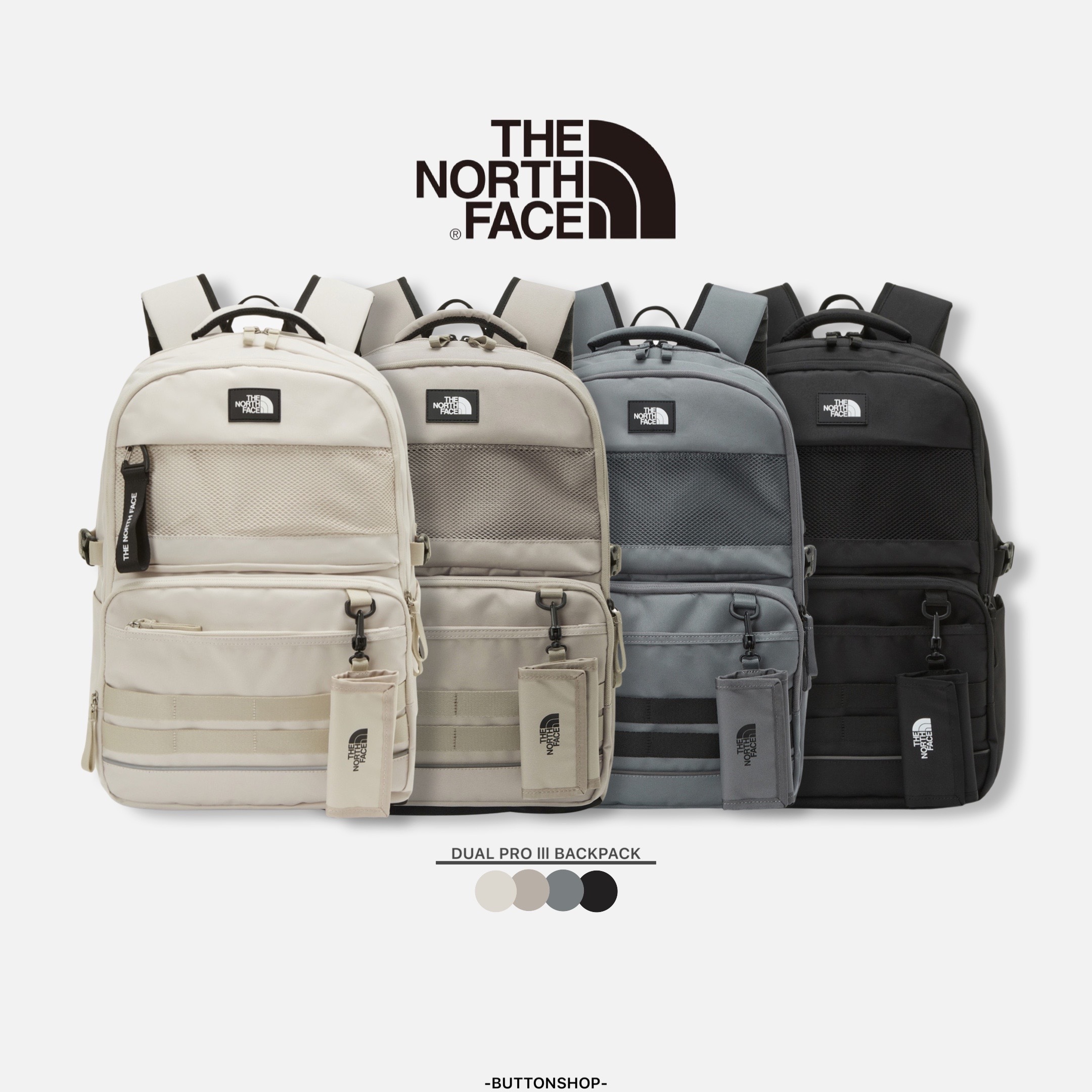現貨〗The North Face Dual Pro lll Backpack 多功能後背包三件組