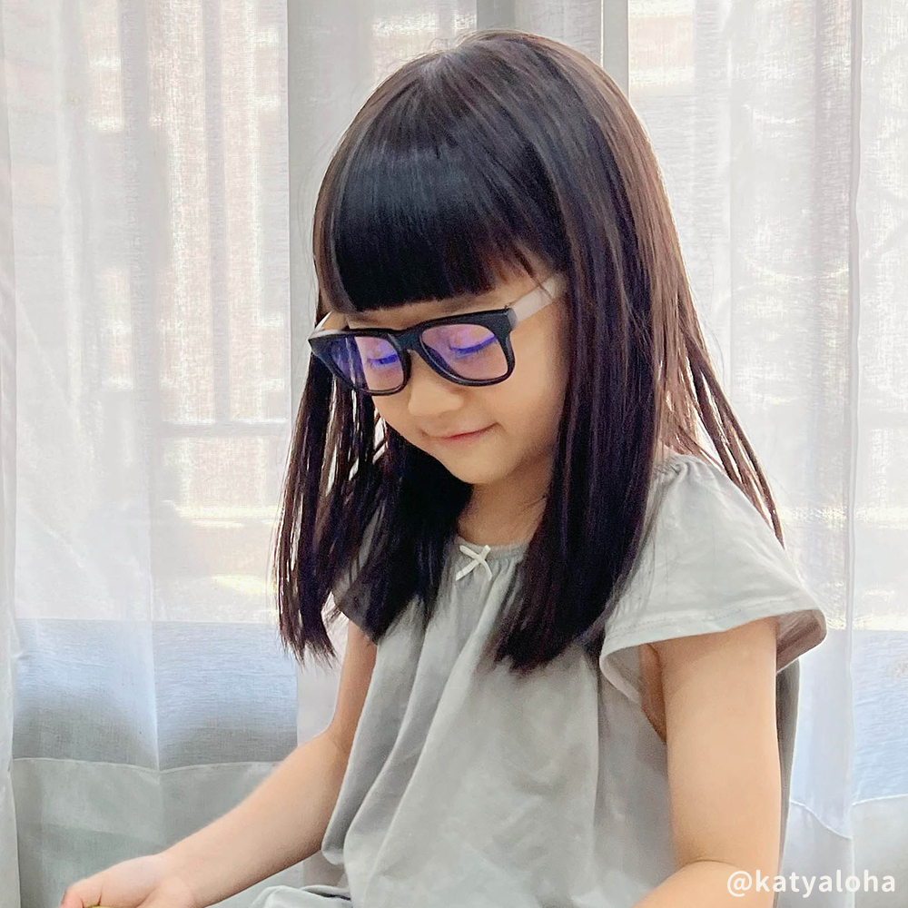 AENI iLO兒童濾藍光眼鏡7-12y 法式可可