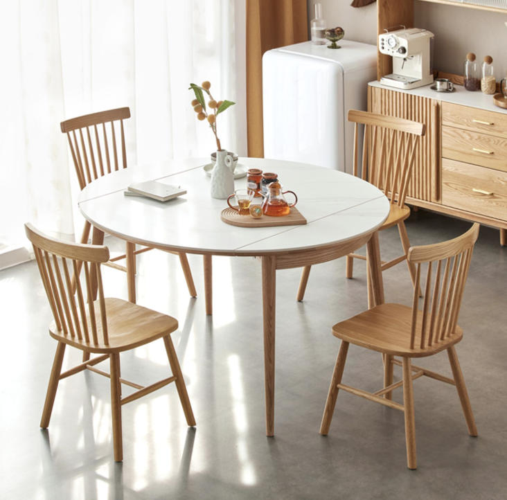 聖羅莎岩板折疊圓桌 SLS-A1118