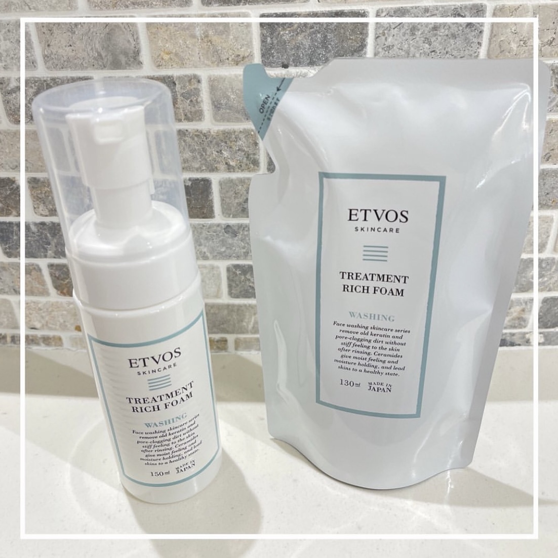 ETVOS Treatment Rich Foam 保濕豐盈潔面泡沫 150ml
