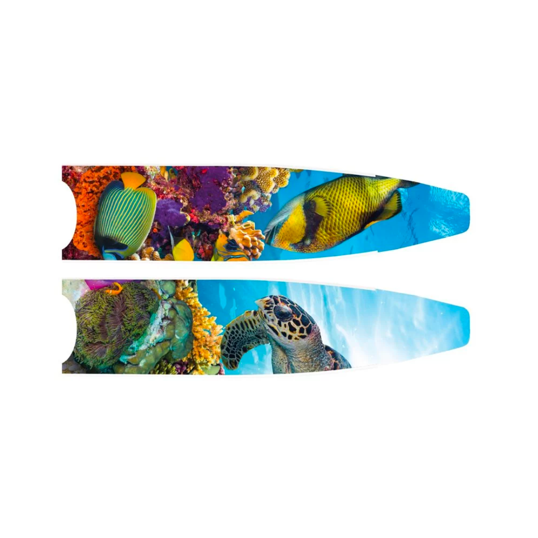 ▲Leaderfins 玻纖長蛙板-早安海龜 限量版