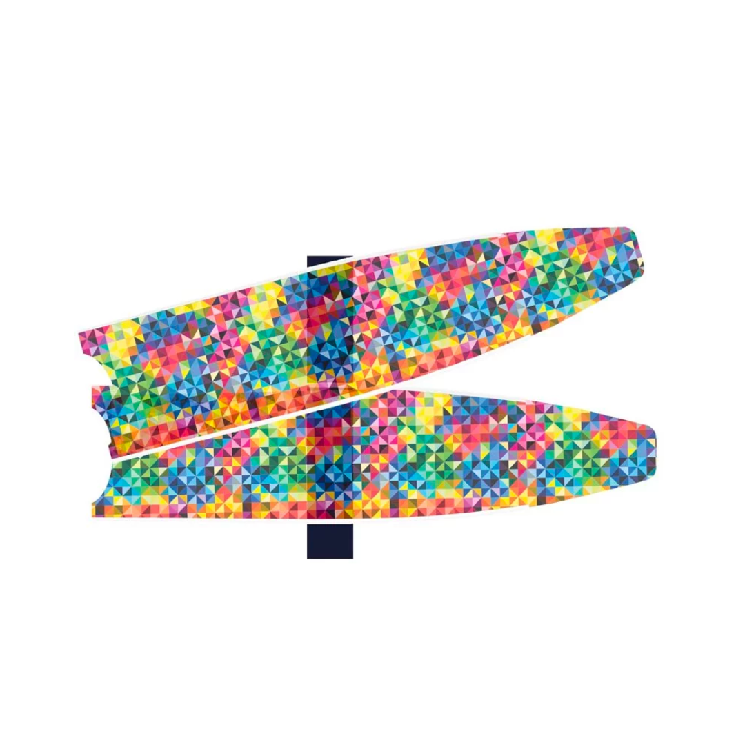 ▲Leaderfins 玻纖長蛙板-清透菱格 限量版