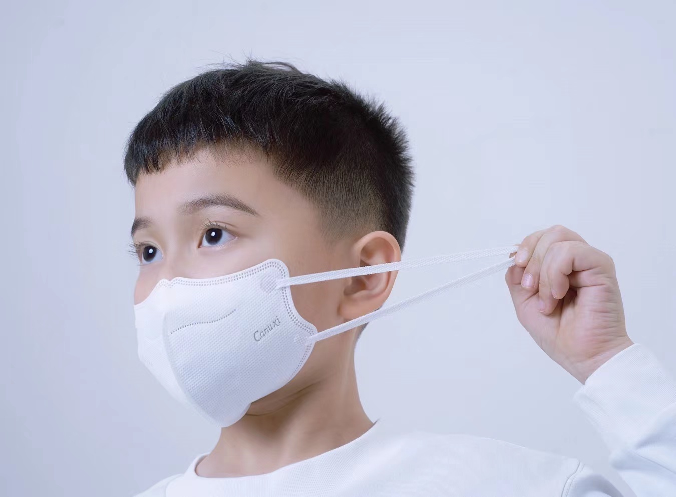 【新春套裝】5盒 X KN95 白色幼童高透氣摺疊型口罩  (20片獨立包裝)