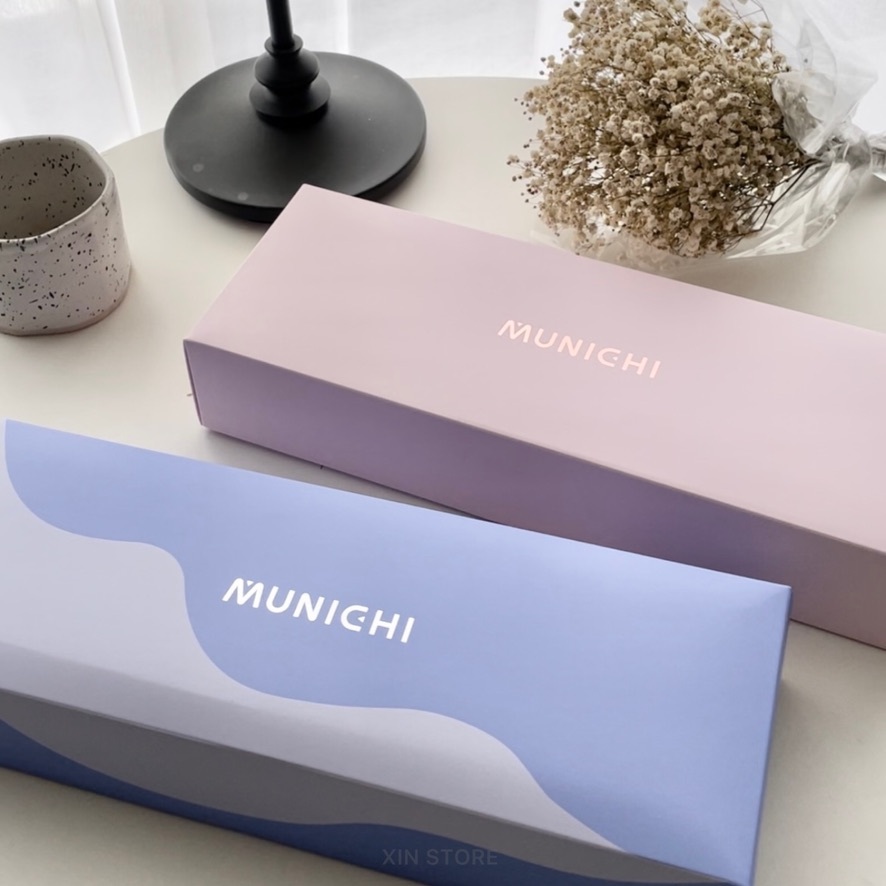 Munichi 沐尼黑 32mm 水潤 負離子 溫控 自動 電棒捲 捲髮棒 藕粉 奢華紫