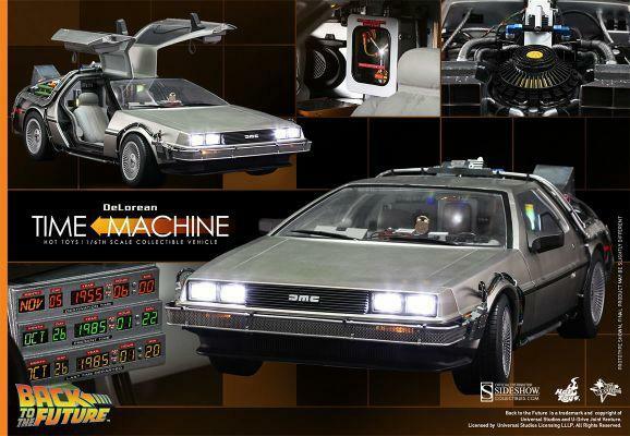 寄賣 其它-Hottoys MMS260 DeLorean Time Machine