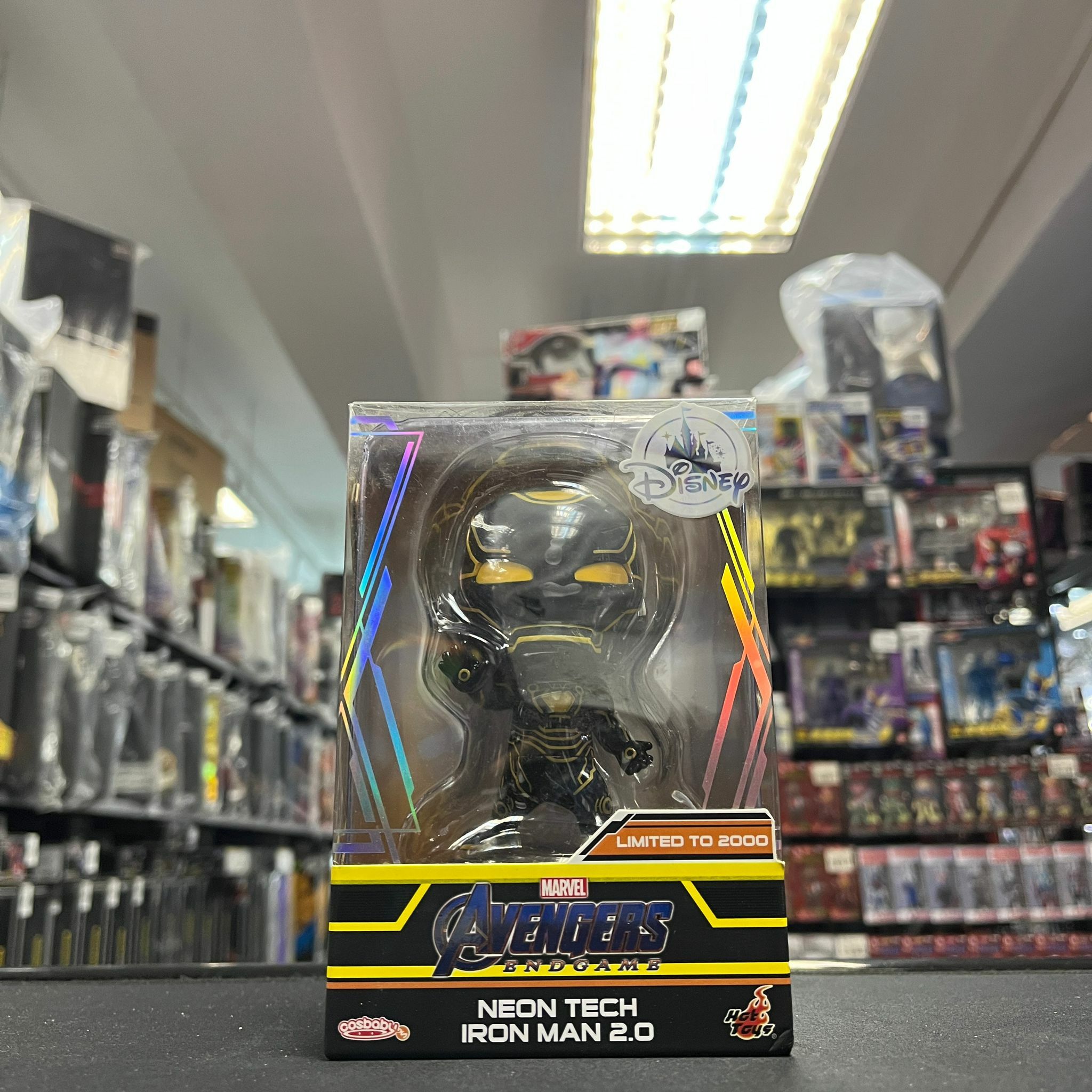 寄賣 其它-Marvel Hottoys COSBABY COSB601 NEON TECH Iron Man 2.0