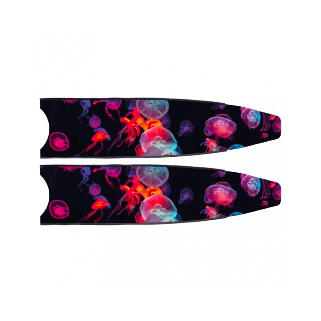 ▲Leaderfins 玻纖長蛙板-霓虹水母 限量版