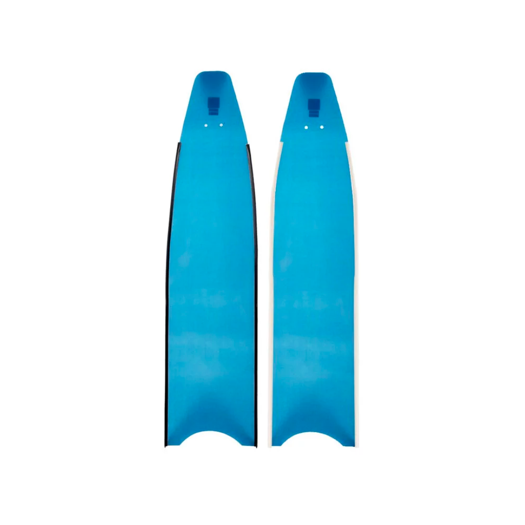 ▲Leaderfins 玻纖長蛙板-清透藍