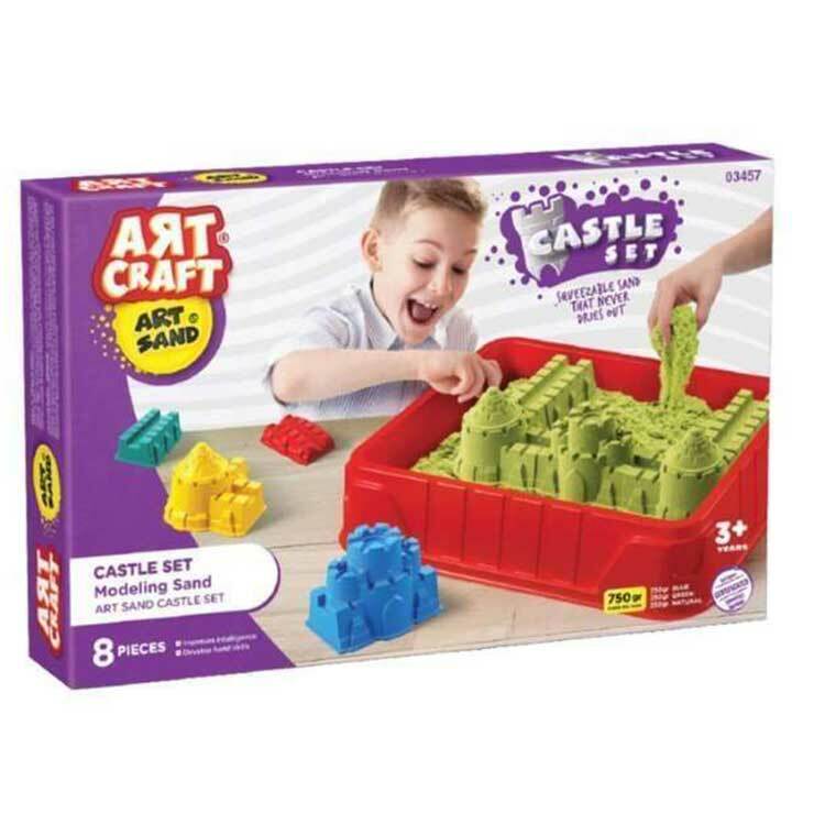 Dede Kinetic Sand - ART CRAFT ART SAND CASTLE SETS 5 PC