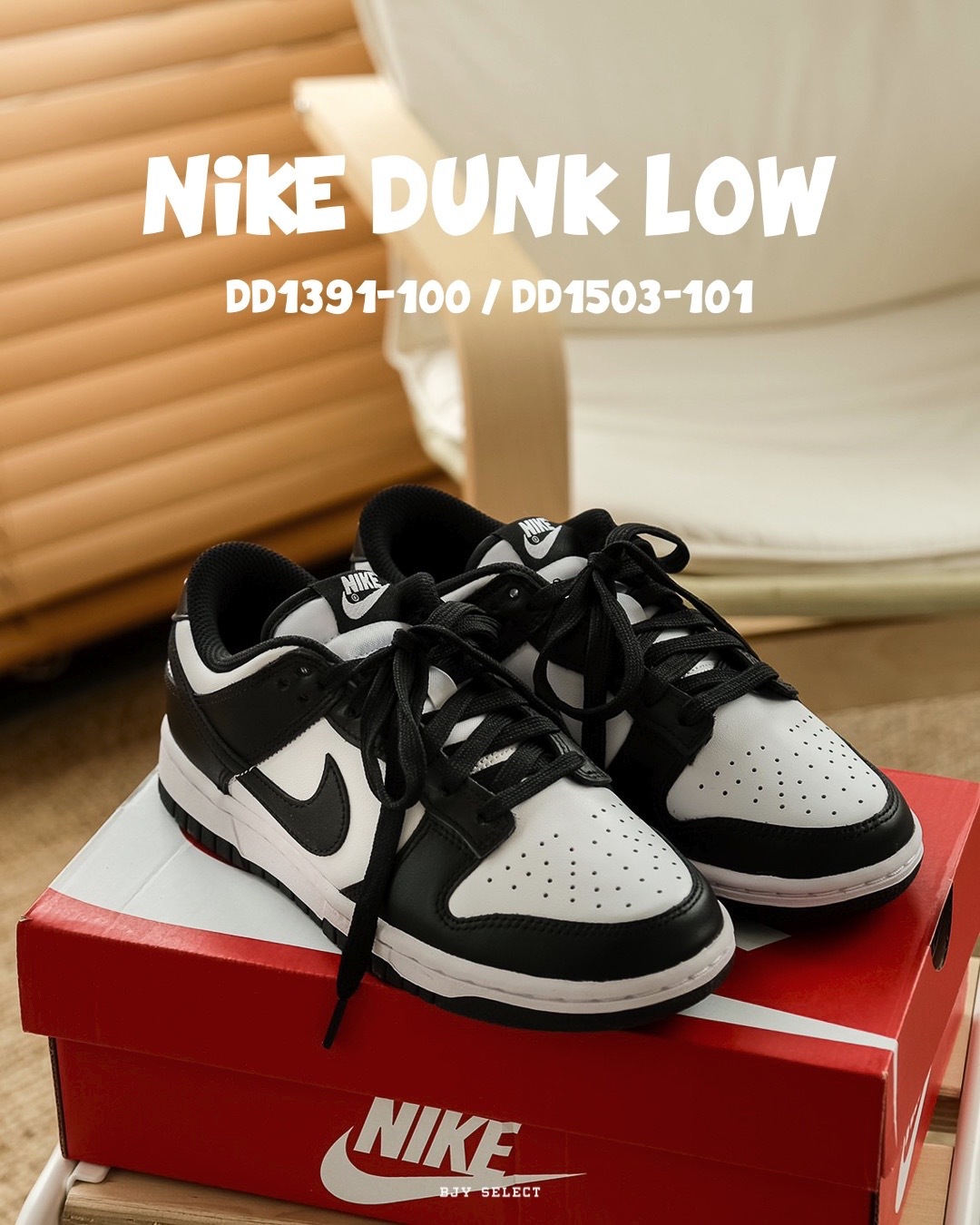 #現貨 NIKE DUNK LOW WHITE BLACK 熊貓 復古鞋 DD1391-100 DD1873-102 DD1503-101 黑白