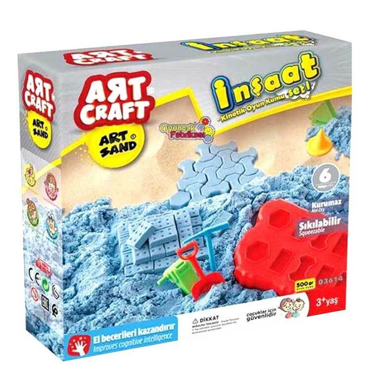 Dede Kinetic Sand - ART CRAFT 500G PLAY SAND SET (BUILD MODELLING)