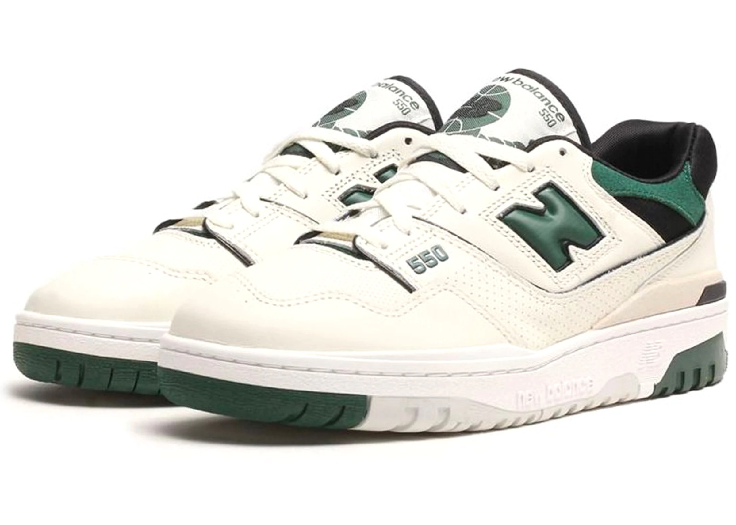 New Balance 550 Sea Salt Pine Green BB550VTC