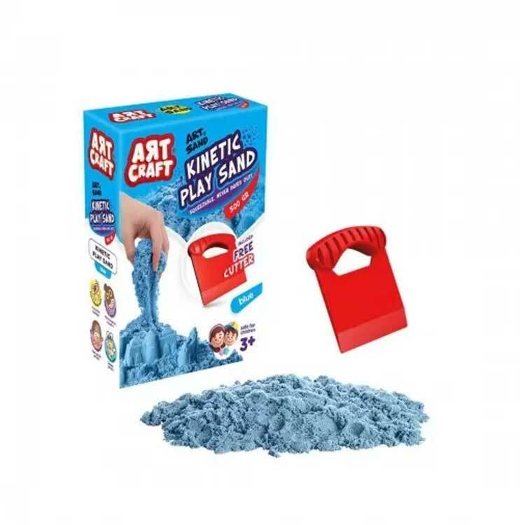 Dede Kinetic Sand - ART CRAFT BLUE 500G ACCESSORIES MODELLING PLAY SAND SET
