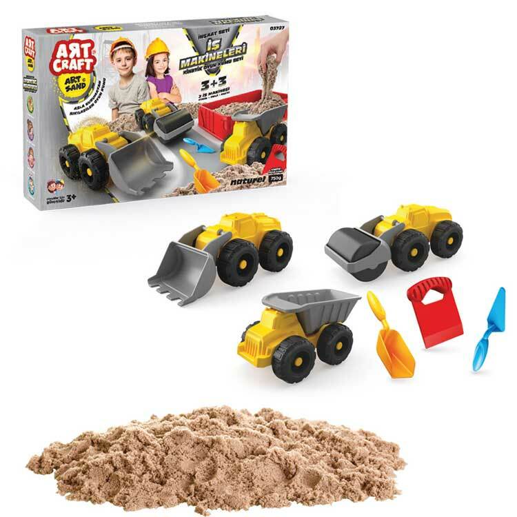 Dede Kinetic Sand - ART CRAFT WORKING MACHINES 750G PLAY SAND SET