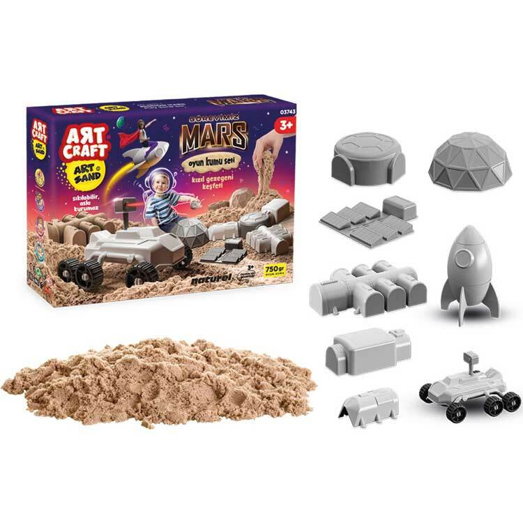 Dede Kinetic Sand - ART CRAFT MISSION MARS PLAY SAND SET
