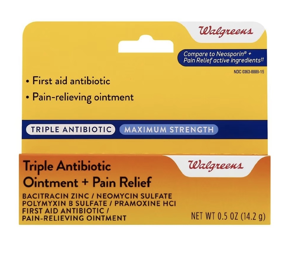 WALGREENS First Aid Triple Antibiotic Ointment 0.5OZ