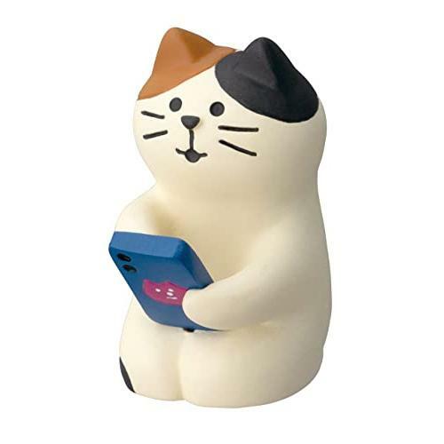 日本Decole Concombre系列 花園咖啡館智能手機貓