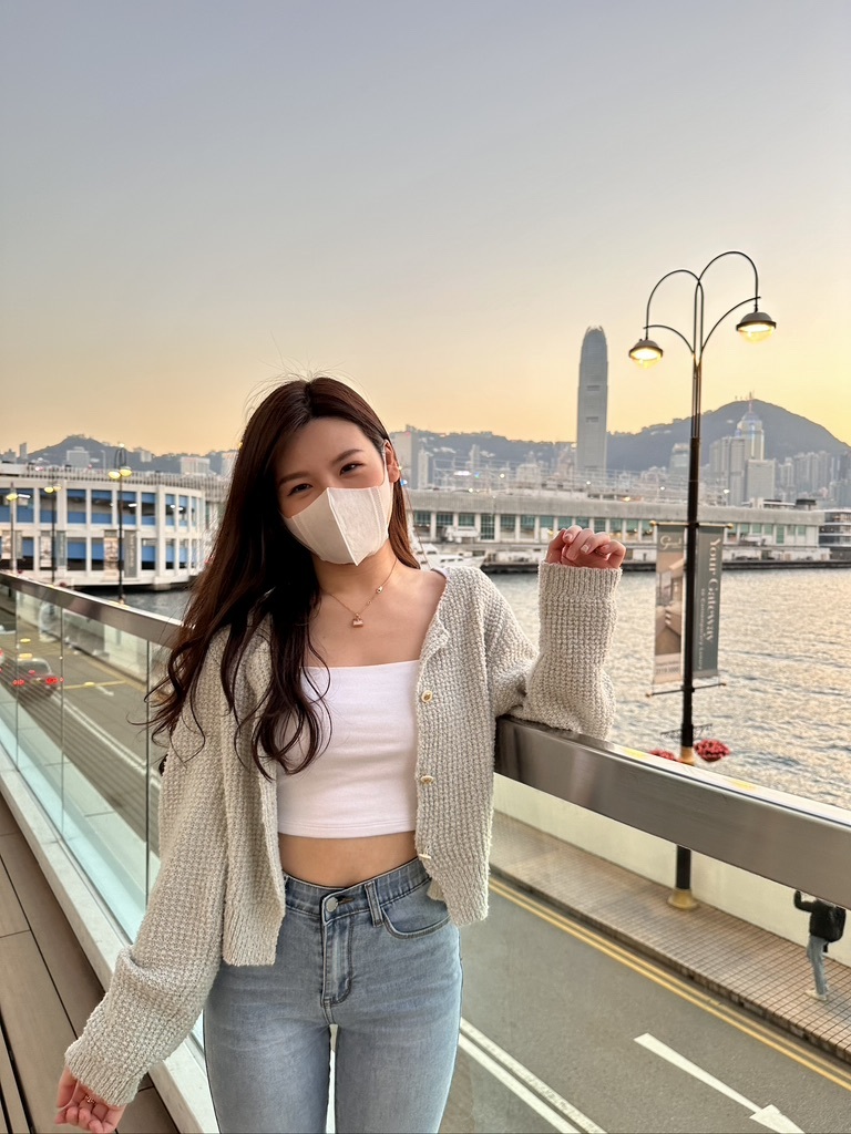 小清新 < 2Ways窩夫格紋短版上衣 >