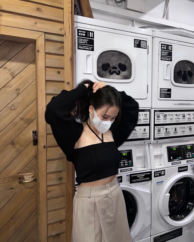 潮流教主低中腰百折裙