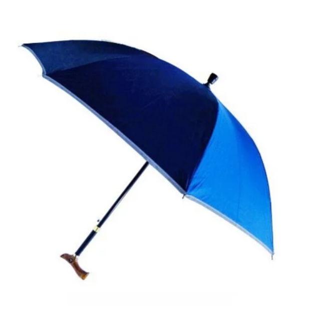 3段調高式自動手杖傘【M1CN1704】全遮光抗UV夜間反光