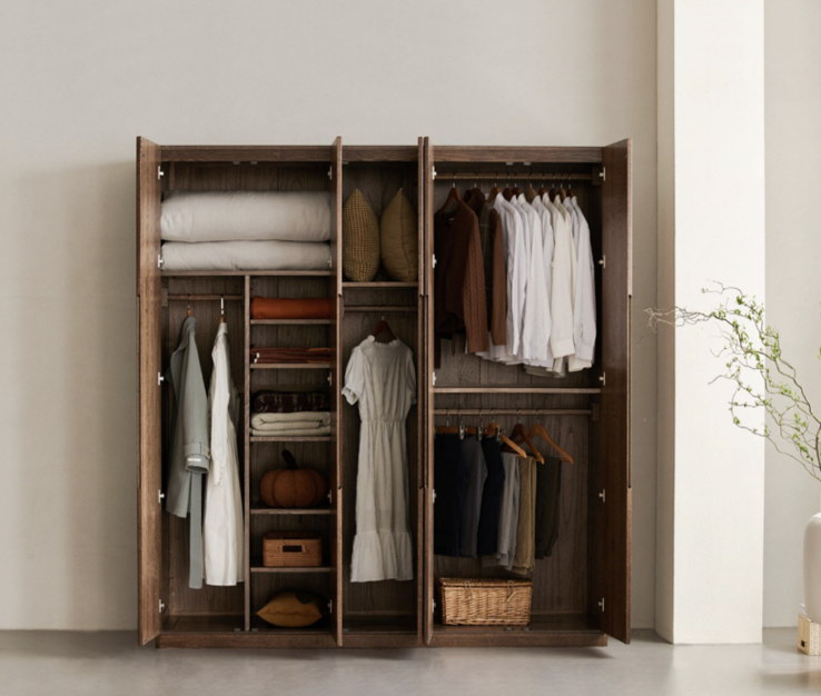 挪威胡桃衣櫃 NW-A4042/A4043/A4044