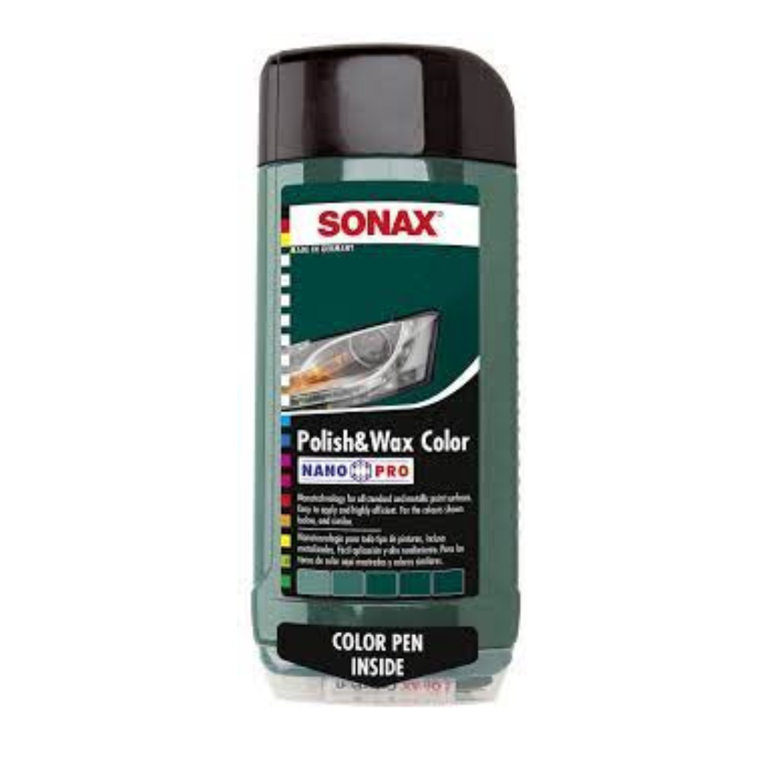 SONAX 亮麗水晶色蠟-綠色, 500ml