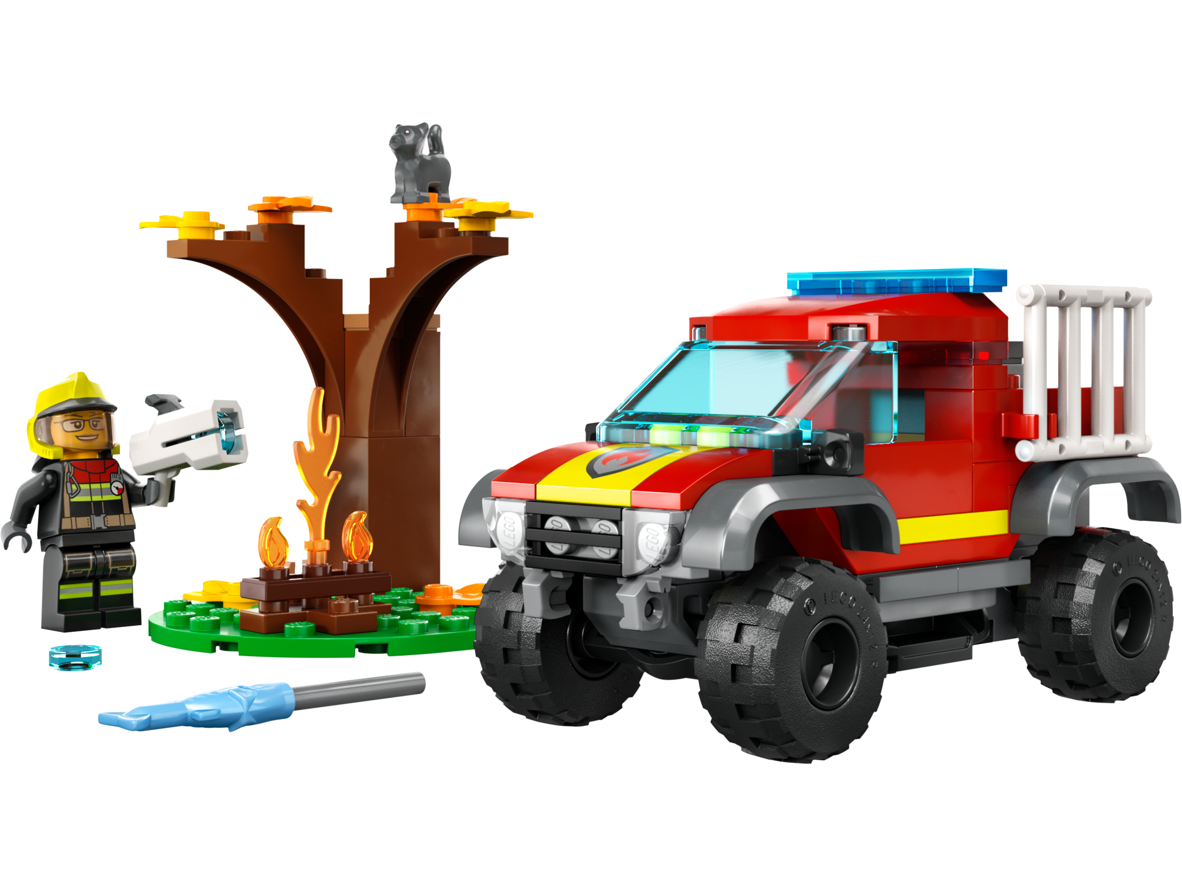 LEGO 60393 4x4 Fire Truck Rescue - 4x4 消防車救援(City)
