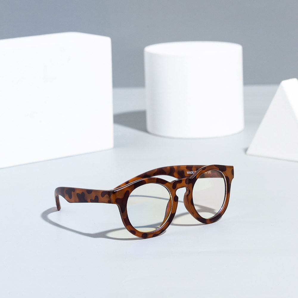 AENI iLO兒童濾藍光眼鏡4-7y 焦糖琥珀