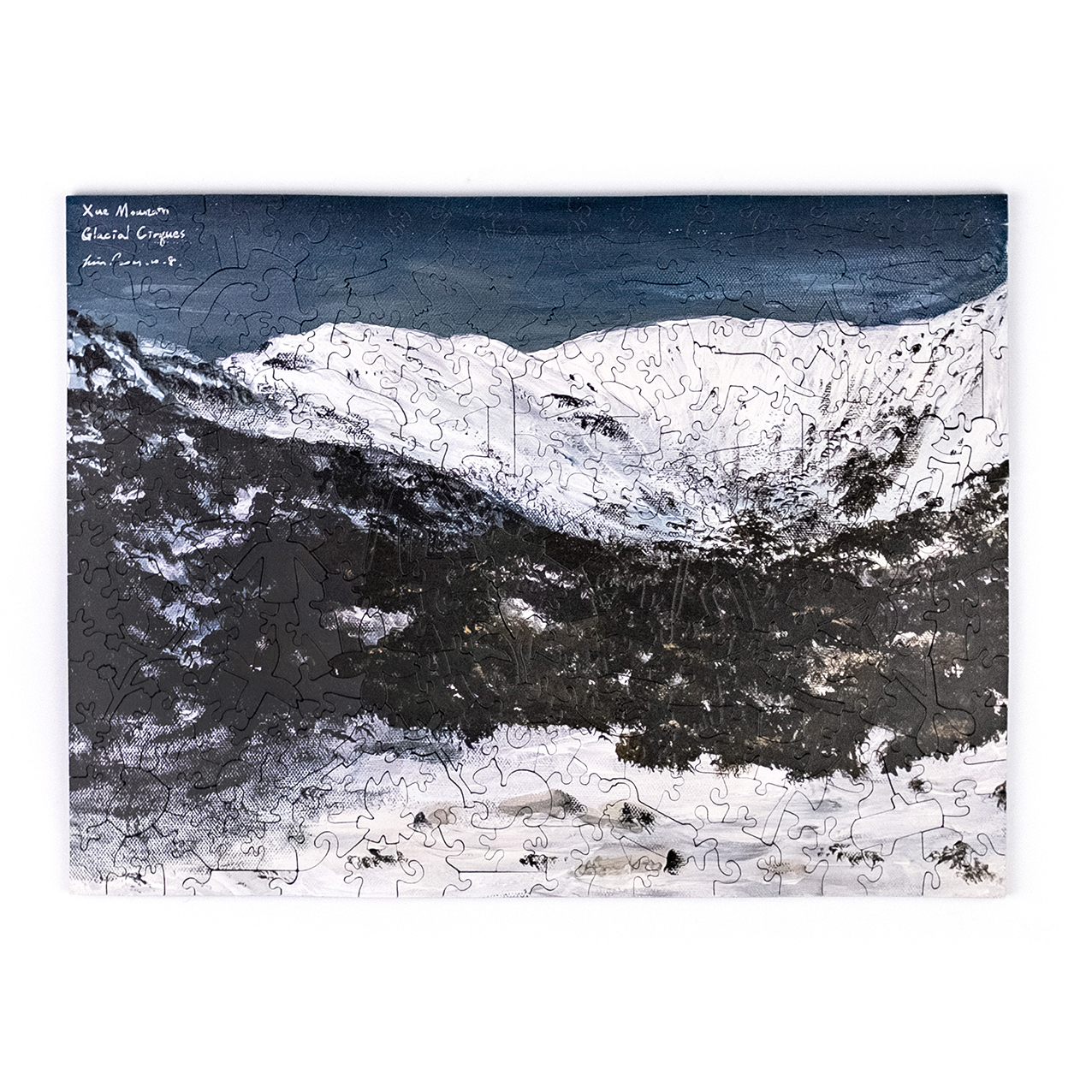 一年高山-Jan. 雪山圈谷