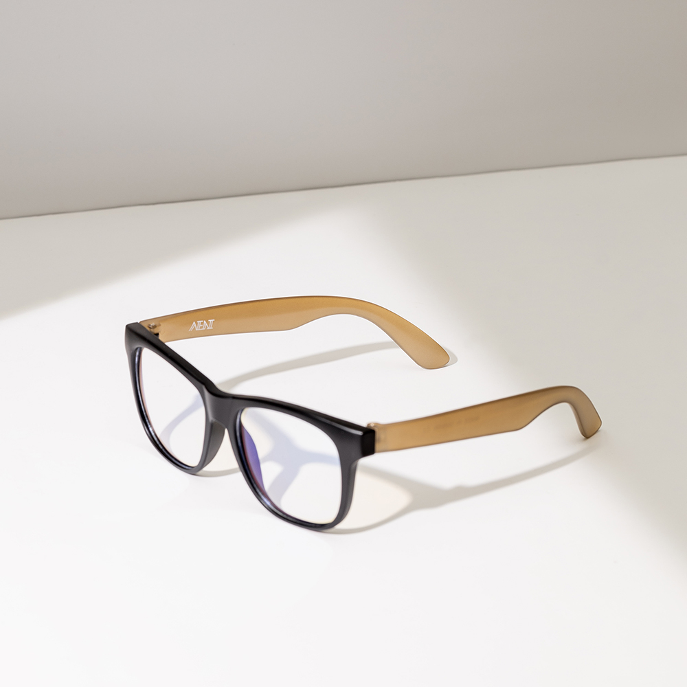 AENI iLO兒童濾藍光眼鏡4-7y 法式可可