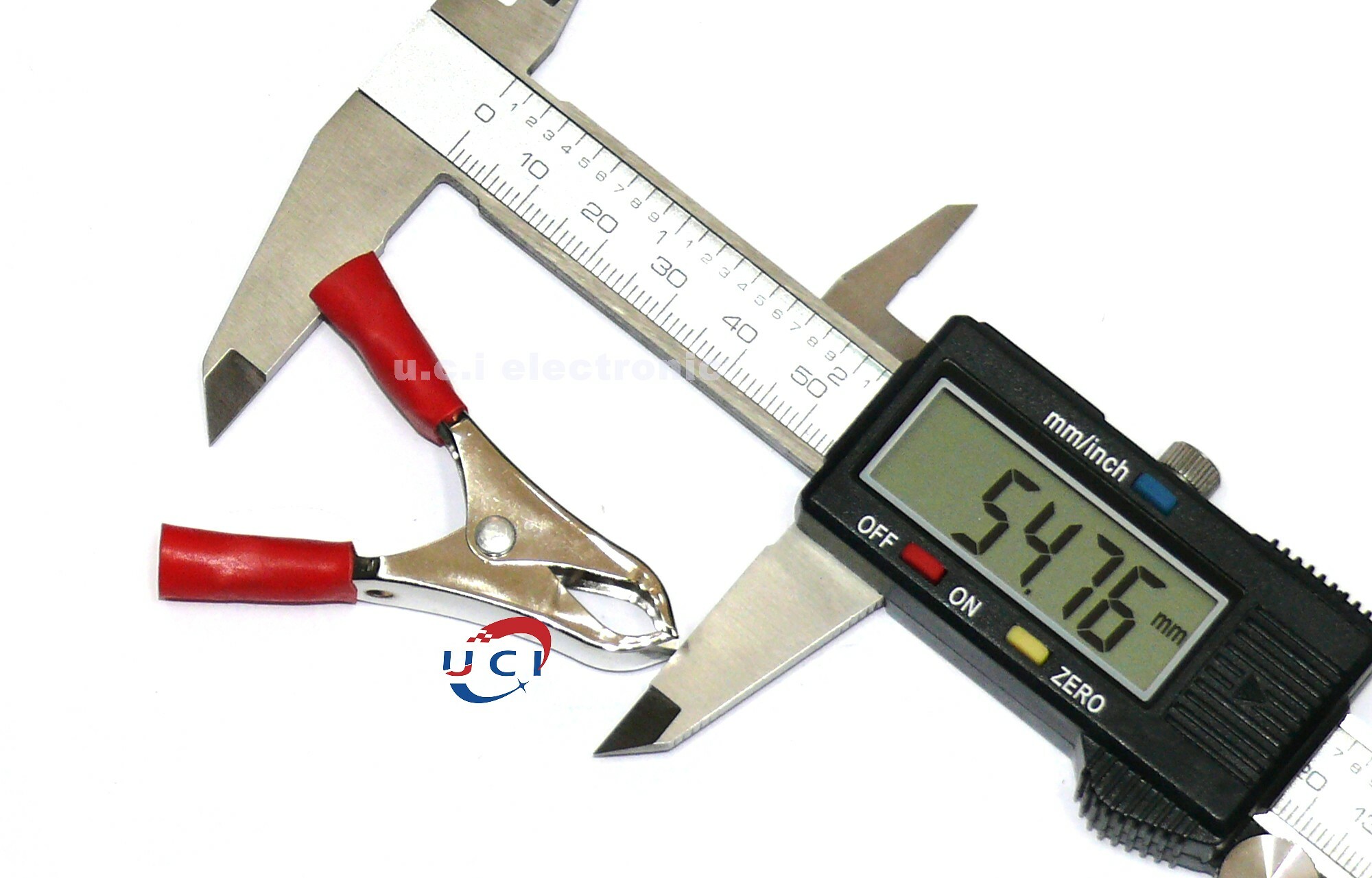 【UCI電子】(L-27) 5CM夾子 電瓶搭火線夾子 電池頭夾子 蓄電池充電頭夾子 鱷魚夾