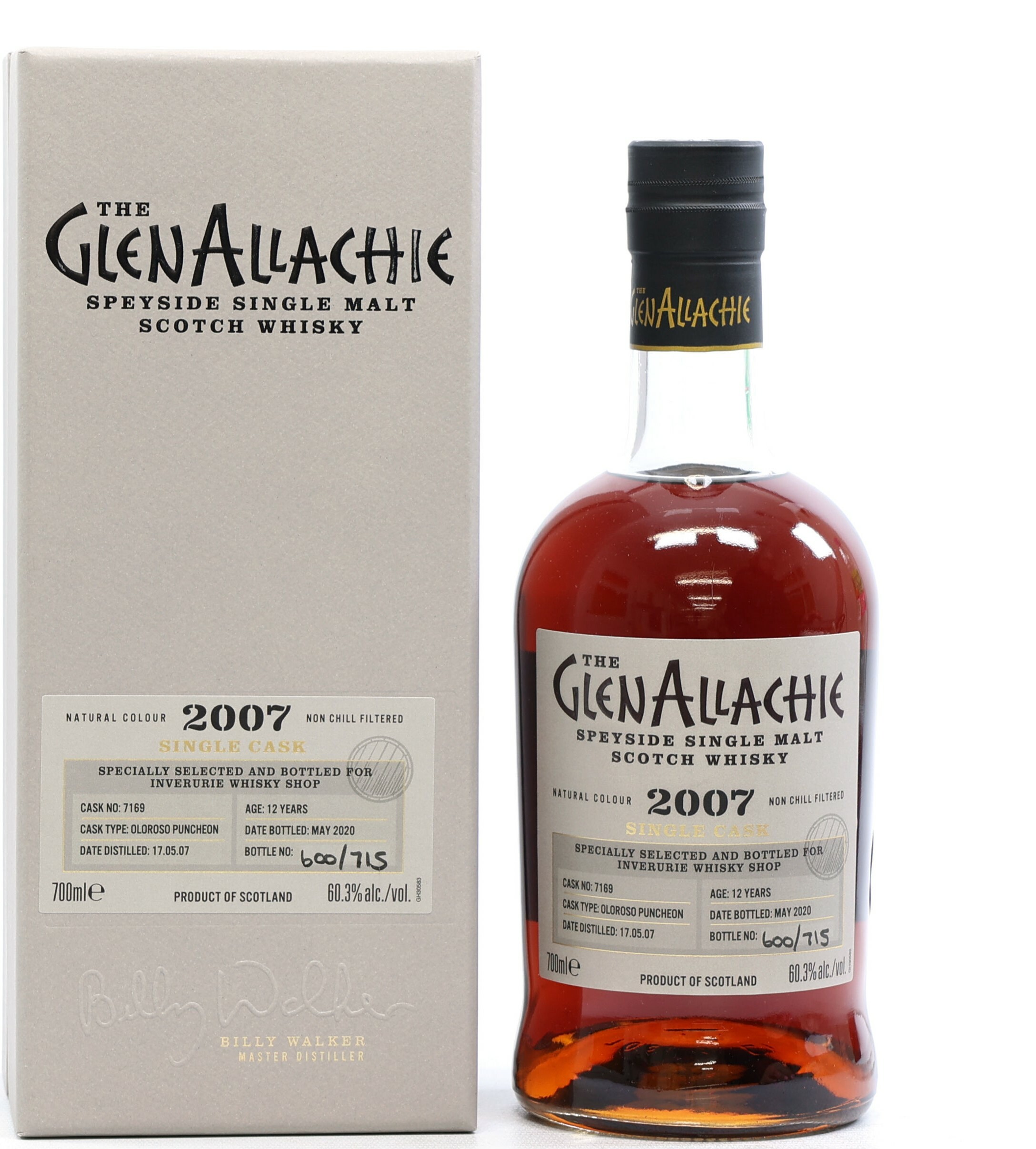 艾樂奇 - 12 年 2007 年單桶 #7169