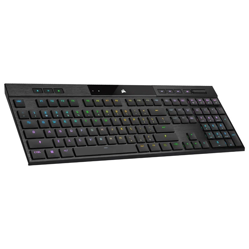 米特3C數位–Corsair 海盜船 K100 RGB 超薄無線MX ULP軸/黑色/中文CH-913A01U-TW/英文CH-913A01U-NA
