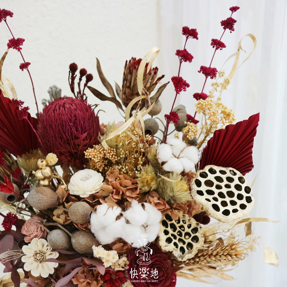 喜悅光采 I 盆花 I 永生花 I 乾燥花 PF230320