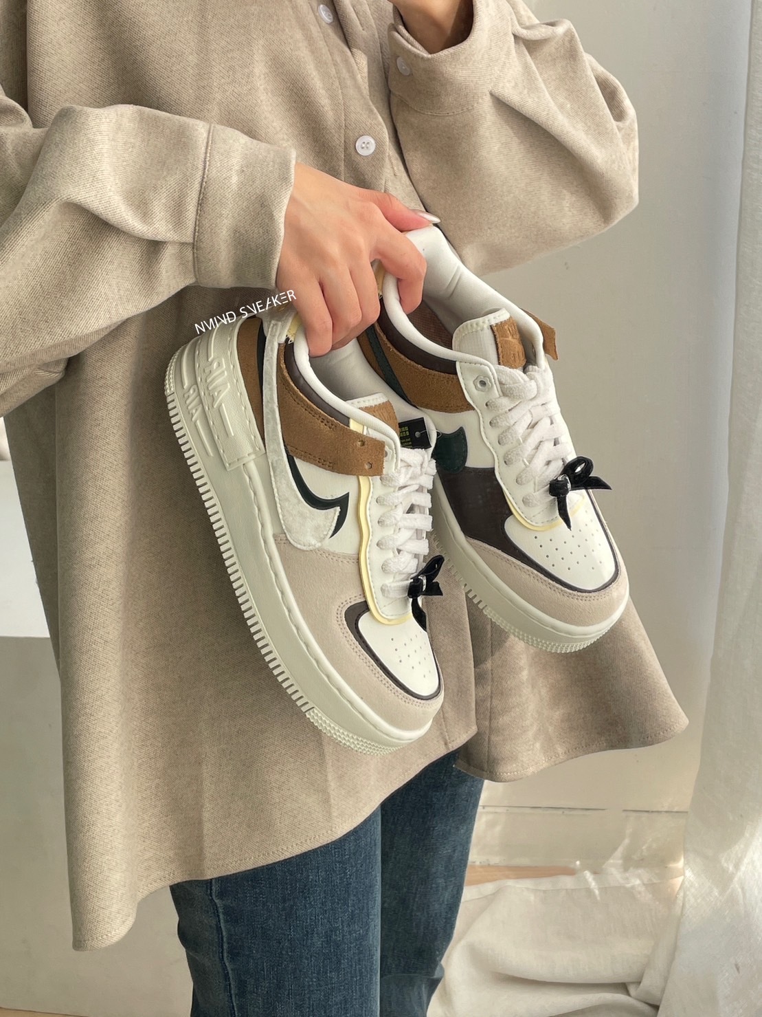 Nike Air Force 1 摩卡蝴蝶結