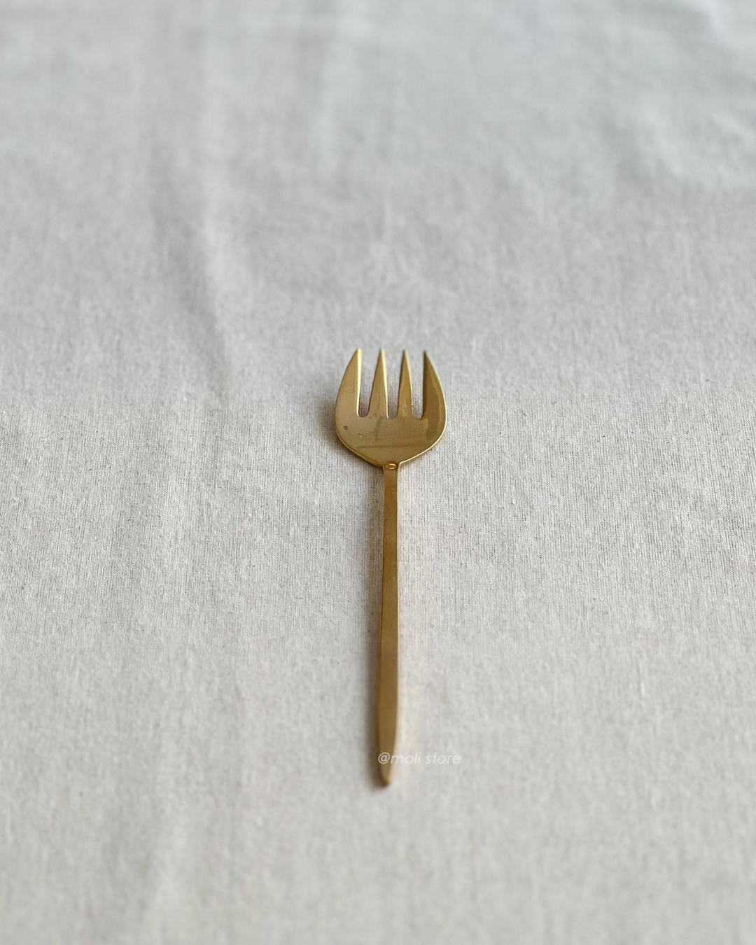 Horn Please Brass Dining Fork｜shesay