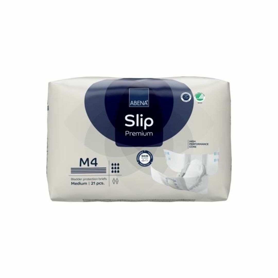 Abena 雅保 - Slip Premium M4 特強夜用成人紙尿片 (中) | (原箱4包 x 14片)