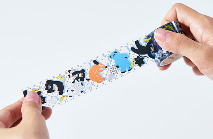 【HITOTOKI】SODA 透明PET卷狀膠帶 30MM umao玩樂