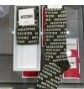 [S] MOSCHINO ALL OVER LOGO LETTERING PRINTSOCKS,OLIVE, KT3414-8202-1439 (SM436)