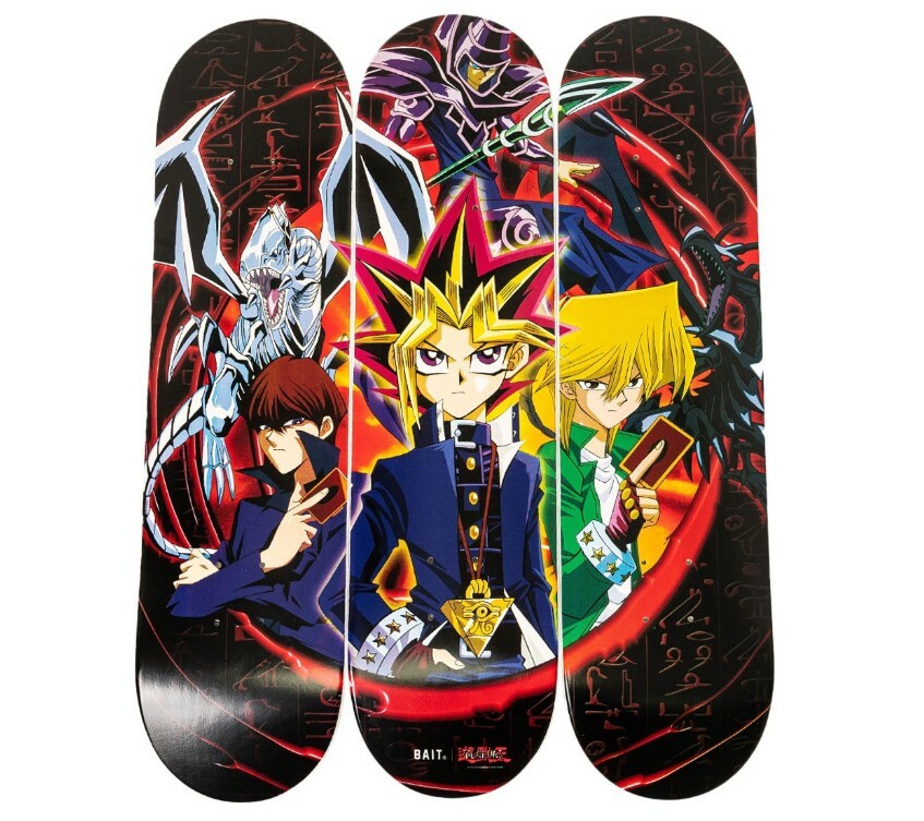 BAIT X YU-GI-OH 遊戲王 聯名限定 滑板 3片一組 限量300組