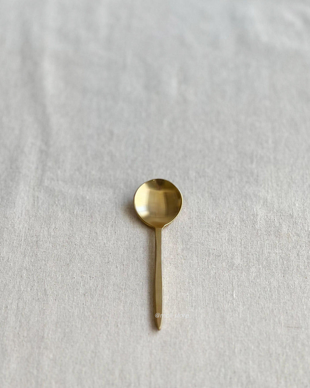 Horn Please Brass Dessert Spoon｜shesay