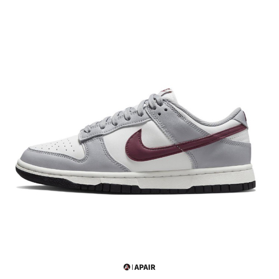 【APAIR】預購 Nike Dunk Low "Grey/White" 復古灰 酒紅勾 DD1503-122