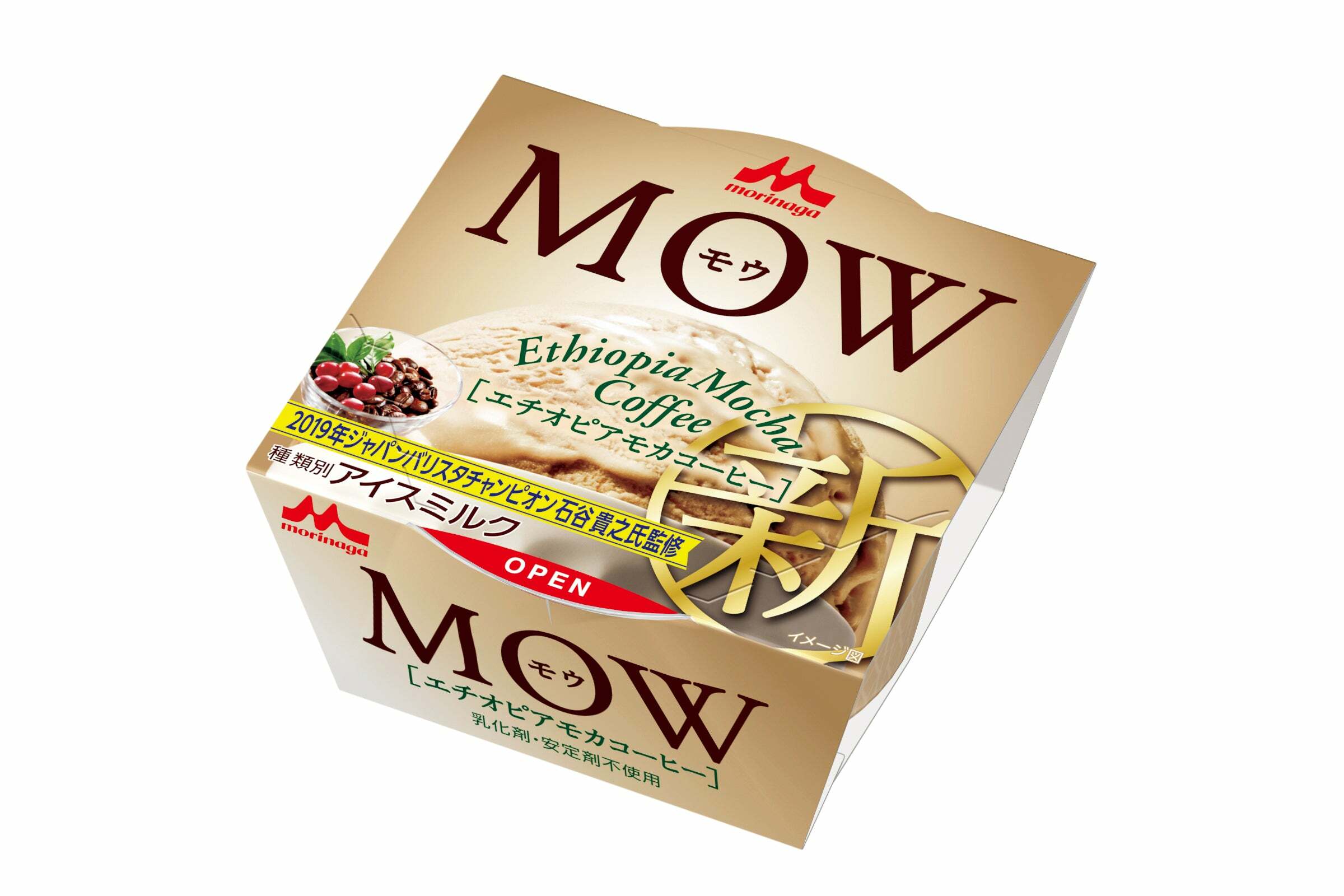 森永Morinaga - MOW Ice Cream Cup Ethiopia Mocha Coffee Flavour 140ml