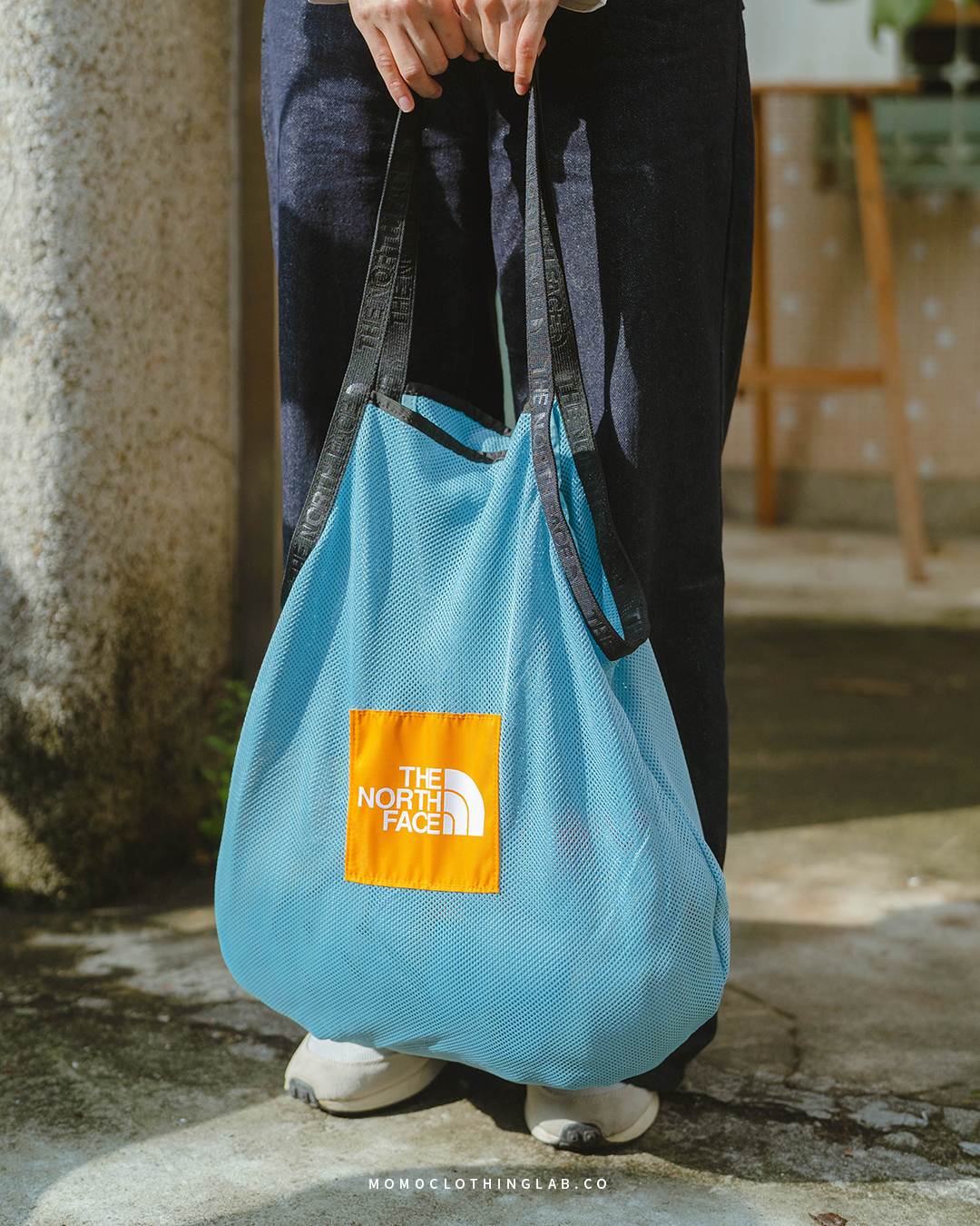 The North Face CIRCULAR TOTE 手提包米NF0A81BW3X4 / 藍LV2