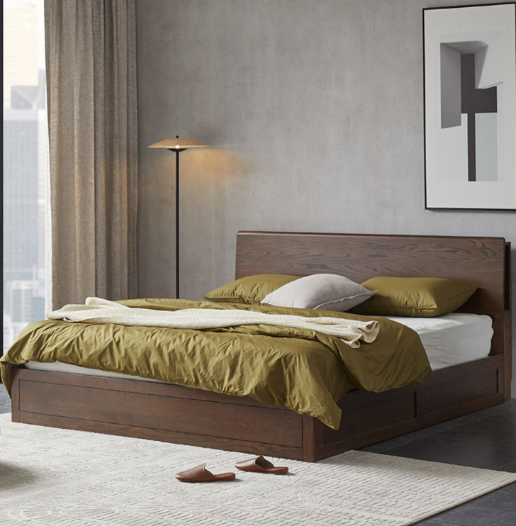 貝里胡桃床架 BL-F8013