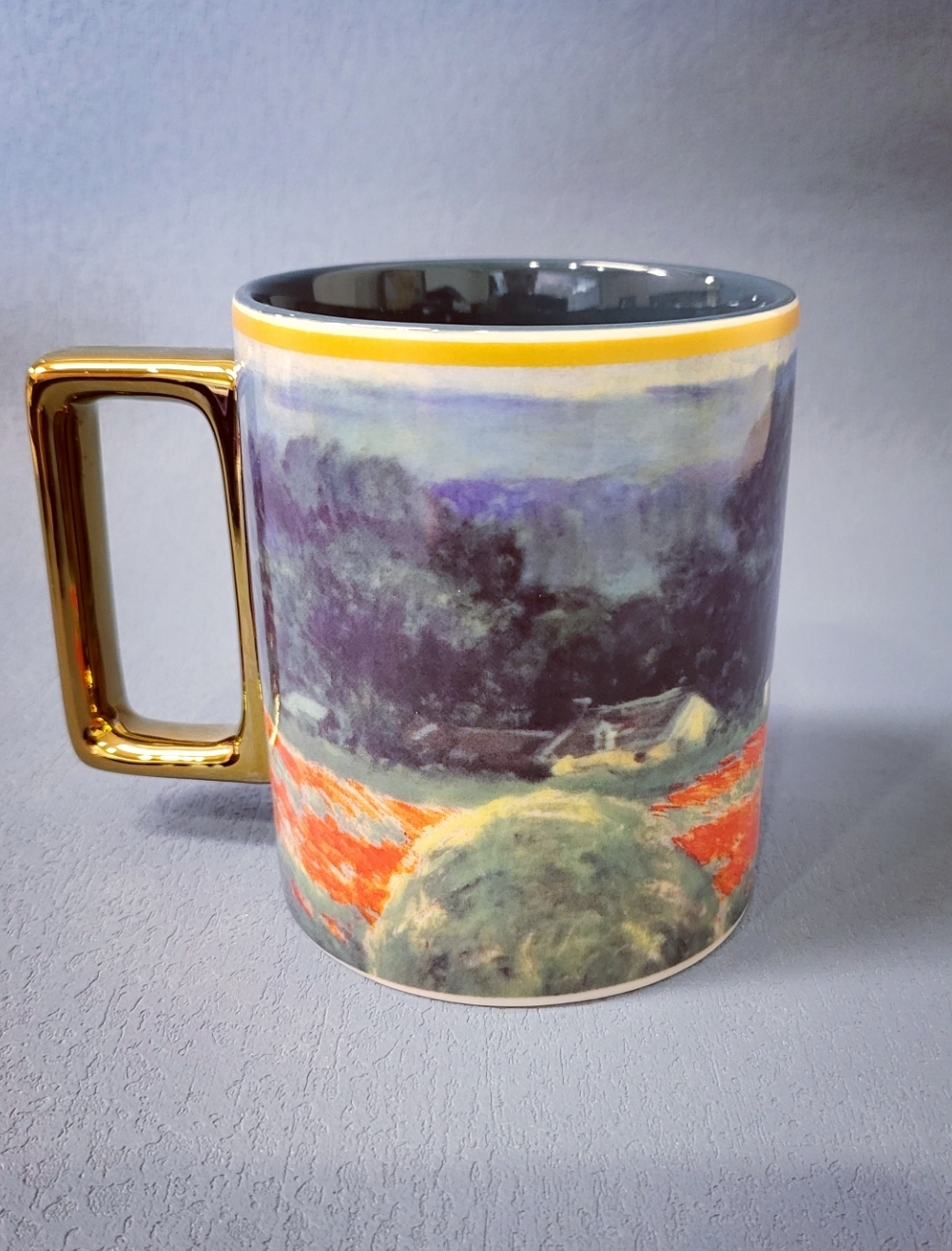 STRAVELING MUZEUM monet - haystack at giverny - coffee mug