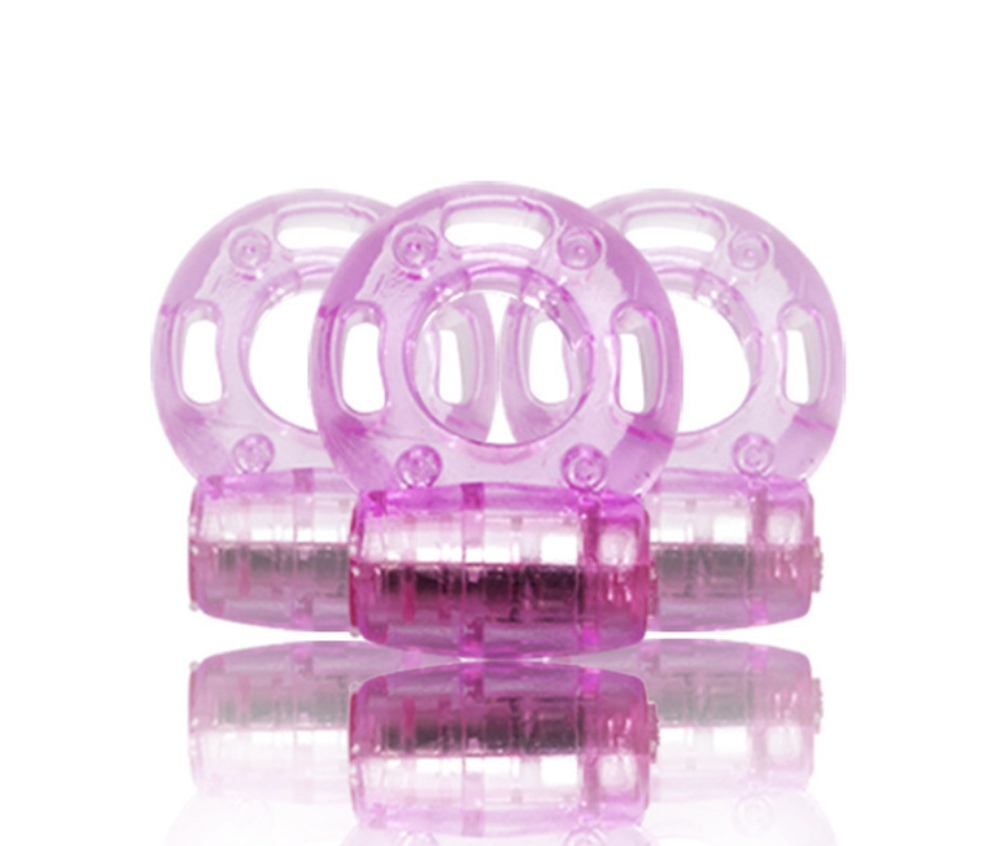 TYRONE 火蛋水晶震動環（粉紅色)